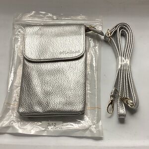 Minicat Silver Phone Holster with Strap